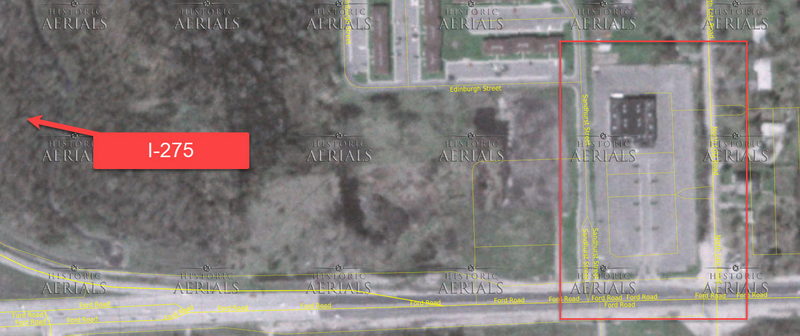 Center Stage - 1983 Aerial View (newer photo)